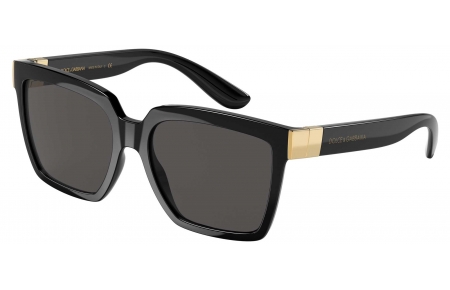 Gafas de Sol - Dolce & Gabbana - DG6165 - 501/87 BLACK // DARK GREY