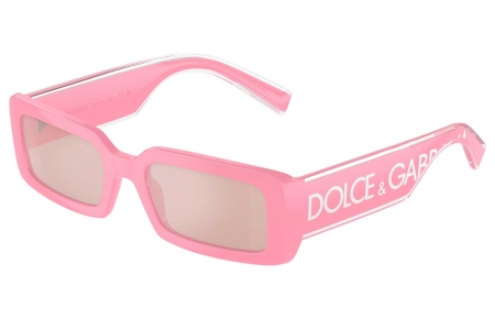 Gafas de Sol - Dolce & Gabbana - DG6187 - 3262/5 PINK // LIGHT PINK MIRROR SILVER