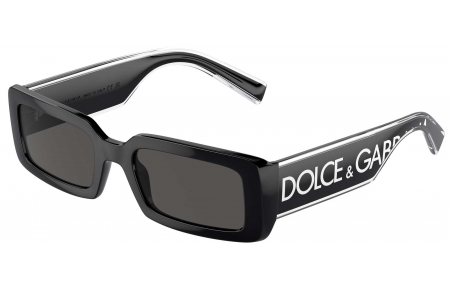 Gafas de Sol - Dolce & Gabbana - DG6187 - 501/87  BLACK // DARK GREY