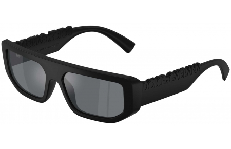 Gafas de Sol - Dolce & Gabbana - DG6203 - 25256G  MATTE BLACK // LIGHT GREY MIRROR BLACK