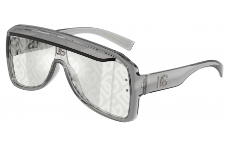 Gafas de Sol - Dolce & Gabbana - DG6205 - 3160AL TRANSPARENT GREY // SILVER DECORED MIRROR