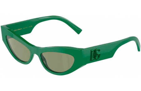Sunglasses - Dolce & Gabbana - DG4450 - 331152  GREEN // GREEN MIRROR SILVER
