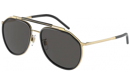 Sunglasses - Dolce & Gabbana - DG2277 - 02/87 GOLD BLACK // DARK GREY