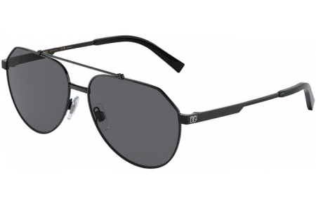 Gafas de Sol - Dolce & Gabbana - DG2288 - 110681 MATTE BLACK // GREY POLARIZED