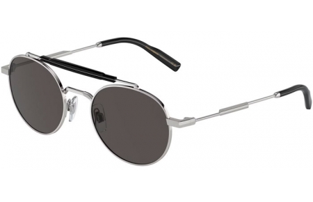 Sunglasses - Dolce & Gabbana - DG2295 - 05/87 SILVER // DARK GREY