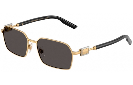 Gafas de Sol - Dolce & Gabbana - DG2316 - 02/87 GOLD // DARK GREY
