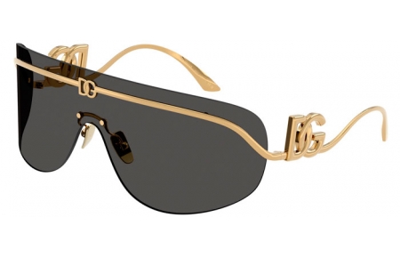 Gafas de Sol - Dolce & Gabbana - DG2320 - 02/87 GOLD // DARK GREY