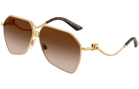 Gafas de Sol - Dolce & Gabbana - DG2326 - 02/13 GOLD // BROWN GRADIENT