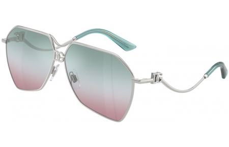 Gafas de Sol - Dolce & Gabbana - DG2326 - 05/EL SILVER // PINK GRADIENT BROWN MIRROR