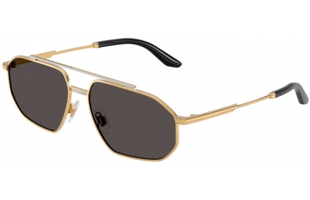 Gafas de Sol - Dolce & Gabbana - DG2328 - 131387  GOLD SILVER // DARK GREY