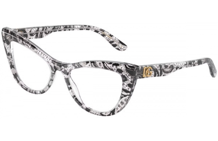 Monturas - Dolce & Gabbana - DG3354 - 3152 BLACK LACE