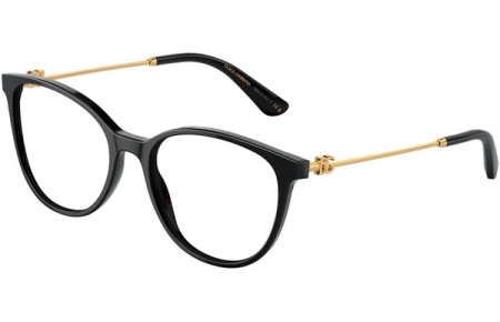 Lunettes de vue - Dolce & Gabbana - DG3363 - 501 BLACK