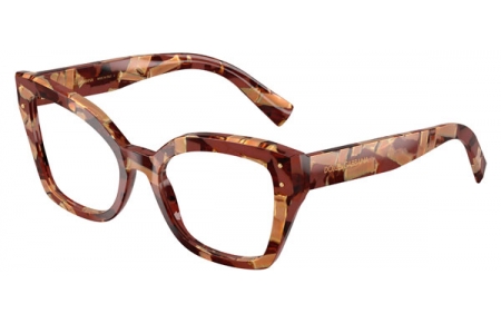 Monturas - Dolce & Gabbana - DG3386 - 3462  PEARL HAVANA BROWN