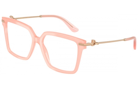 Monturas - Dolce & Gabbana - DG3397 - 3436  WHITE AND PINK