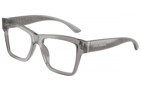 Monturas - Dolce & Gabbana - DG3411 - 3160  TRANSPARENT GREY