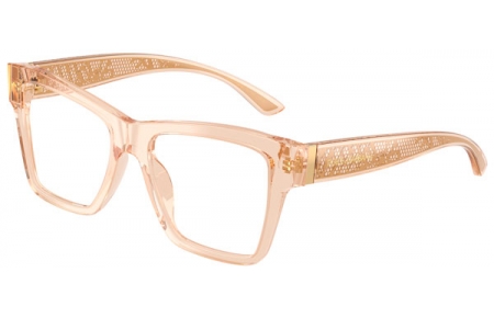 Frames - Dolce & Gabbana - DG3411 - 3432  TRANSPARENT CAMEL