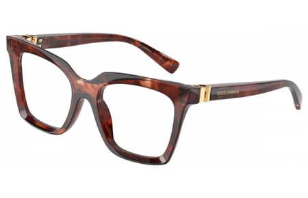Monturas - Dolce & Gabbana - DG3417 - 3222  HAVANA RED