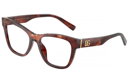 Monturas - Dolce & Gabbana - DG3430 - 3222  HAVANA DARK RED