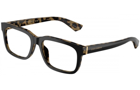 Monturas - Dolce & Gabbana - DG3432 - 3404 BLACK ON HAVANA YELLOW