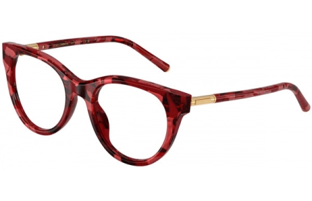 Monturas - Dolce & Gabbana - DG3433 - 3463  PEARL HAVANA RED