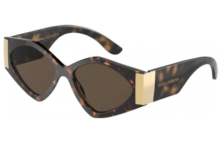 Sunglasses - Dolce & Gabbana - DG4396 - 502/73 HAVANA // DARK BROWN