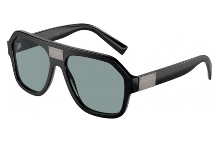 Sunglasses - Dolce & Gabbana - DG4433 - 282087  BRUSHED BLACK // DARK GREY