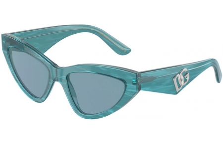 Gafas de Sol - Dolce & Gabbana - DG4439 - 3406E3  FLEUR AZURE // BLUE