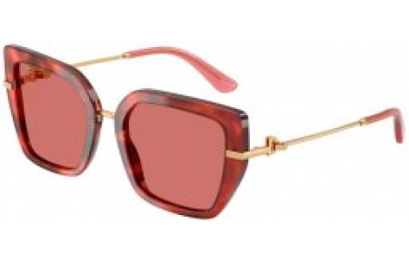 Sunglasses - Dolce & Gabbana - DG4474 - 344469 HAVANA BROWN // DARK VIOLET