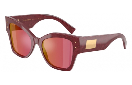 Gafas de Sol - Dolce & Gabbana - DG4478 - 3442D0  BORDEAUX CORD // DARK VIOLET MIRROR RED