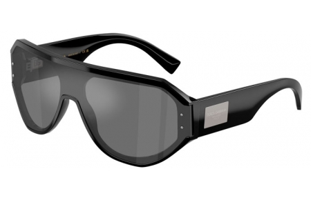 Lunettes de soleil - Dolce & Gabbana - DG4481 - 501/6G BLACK // BLACK MIRROR GREY