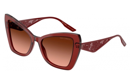 Lunettes de soleil - Dolce & Gabbana - DG4489 - 30455M  TRANSPARENT BORDEAUX // GREY GRADIENT PINK