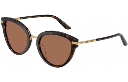 Gafas de Sol - Dolce & Gabbana - DG4492 - 321713  DARK HAVANA ON WHITE BARROW // DARK BROWN