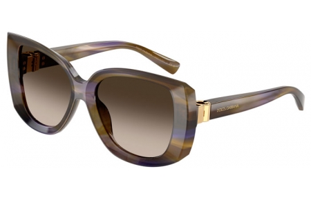 Sunglasses - Dolce & Gabbana - DG4495 - 344713  STRIPED GREEN OLIVE // BROWN GRADIENT