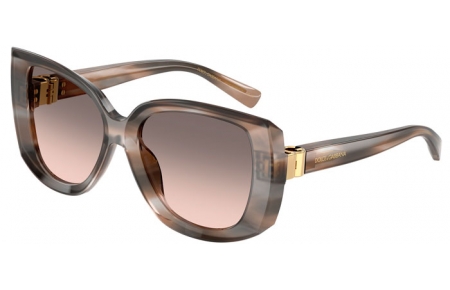 Gafas de Sol - Dolce & Gabbana - DG4495 - 34493B  STRIPED GREY // GREY GRADIENT PINK