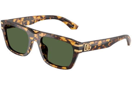 Lunettes de soleil - Dolce & Gabbana - DG4496 - 333071 HAVANA YELLOW // DARK GREEN