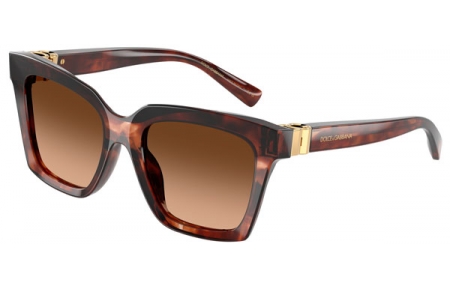 Gafas de Sol - Dolce & Gabbana - DG4498 - 322274  HAVANA DARK RED // BROWN GRADIENT