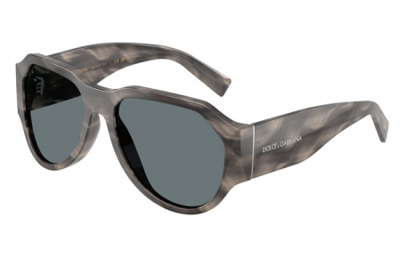 Gafas de Sol - Dolce & Gabbana - DG4504 - 319980  STRIPED GREY // DARK BLUE