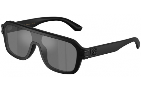 Sunglasses - Dolce & Gabbana - DG4507 - 25256G MATTE BLACK // GREY MIRROR BLACK