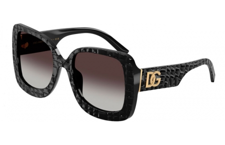 Gafas de Sol - Dolce & Gabbana - DG4513 - 32888G  BLACK WITH TEXTURE AND COCONUT // GREY GRADIENT