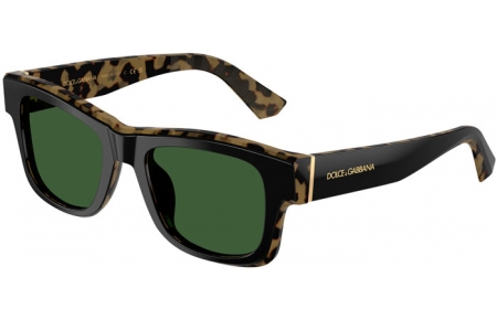 Gafas de Sol - Dolce & Gabbana - DG4515 - 340471 BLACK ON HAVANA YELLOW // DARK GREEN