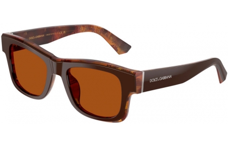 Gafas de Sol - Dolce & Gabbana - DG4515 - 345673  BROWN ON PEARL GOLD BROWN // DARK BROWN