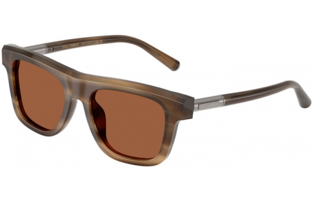Gafas de Sol - Dolce & Gabbana - DG4521 - 3200OK STRIPED TOBACCO // BRONZE