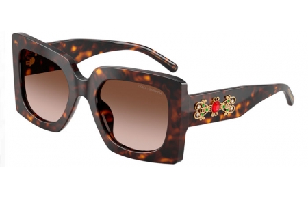 Gafas de Sol - Dolce & Gabbana - DG4525B - 502/13 HAVANA // BROWN GRADIENT