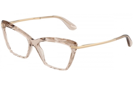 Lunettes de vue - Dolce & Gabbana - DG5025 - 3432  TRANSPARENT CAMEL