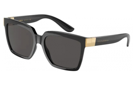 Sunglasses - Dolce & Gabbana - DG6165 - 501/87 BLACK // DARK GREY