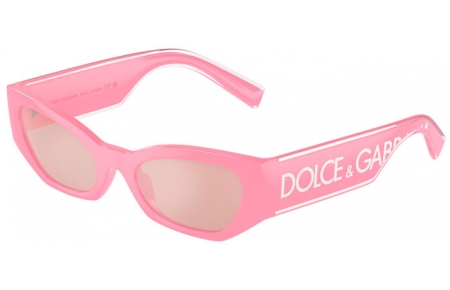 Gafas de Sol - Dolce & Gabbana - DG6186 - 3262/5  PINK // LIGHT PINK MIRROR SILVER