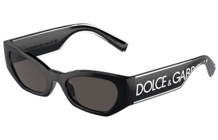 Sunglasses - Dolce & Gabbana - DG6186 - 501/87  BLACK // DARK GREY