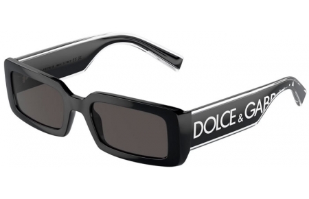 Gafas de Sol - Dolce & Gabbana - DG6187 - 501/87  BLACK // DARK GREY