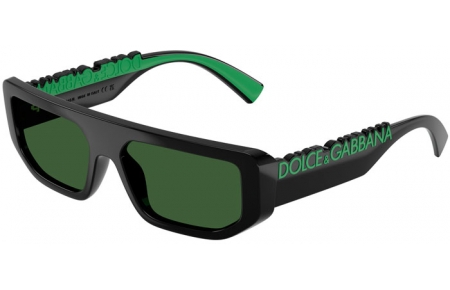 Gafas de Sol - Dolce & Gabbana - DG6203 - 501/71 BLACK // DARK GREEN