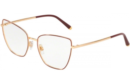 Lunettes de vue - Dolce & Gabbana - DG1314 - 1333 GOLD BORDEAUX